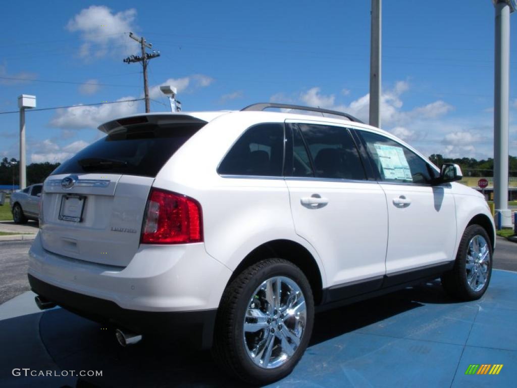 White Platinum Tri-Coat 2011 Ford Edge Limited Exterior Photo #37449480