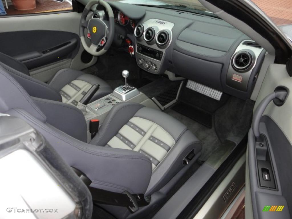 Grigio Medio (Medium Grey) Interior 2006 Ferrari F430 Spider Photo #37449634