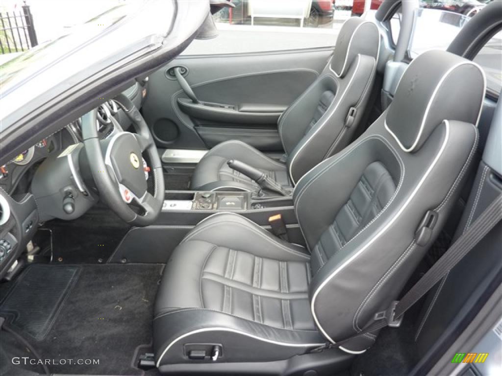 Black Interior 2008 Ferrari F430 Spider F1 Photo #37450585
