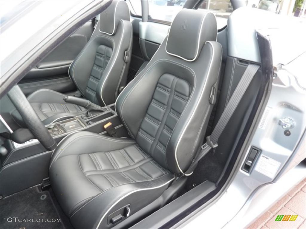 Black Interior 2008 Ferrari F430 Spider F1 Photo #37450601