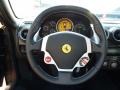 2005 Ferrari F430 Black Interior Steering Wheel Photo