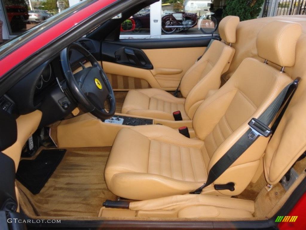 Beige Interior 1999 Ferrari 355 Spider Photo #37451501