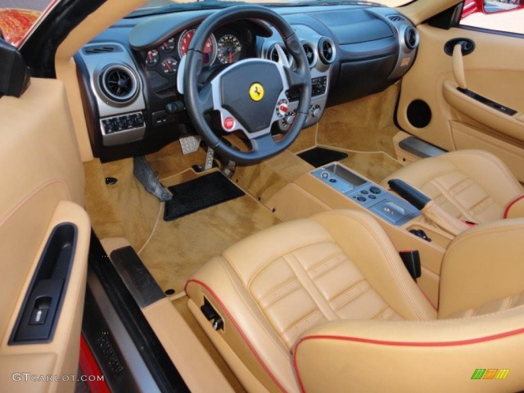 Tan Interior 2005 Ferrari F430 Spider F1 Photo #37452597