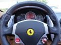 2005 Ferrari F430 Tan Interior Steering Wheel Photo