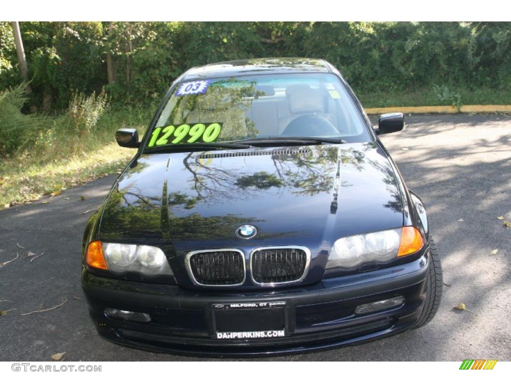 2001 3 Series 325xi Sedan - Orient Blue Metallic / Sand photo #2