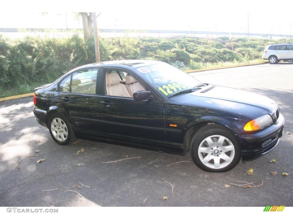 2001 3 Series 325xi Sedan - Orient Blue Metallic / Sand photo #4