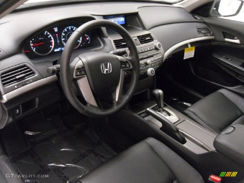 Black Interior 2011 Honda Accord SE Sedan Photo #37453665