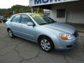 2008 Ice Blue Kia Spectra EX Sedan  photo #2