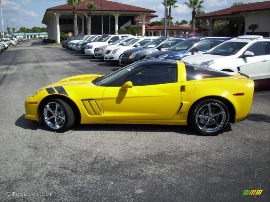 2011 Corvette Grand Sport Coupe - Velocity Yellow / Ebony Black photo #1