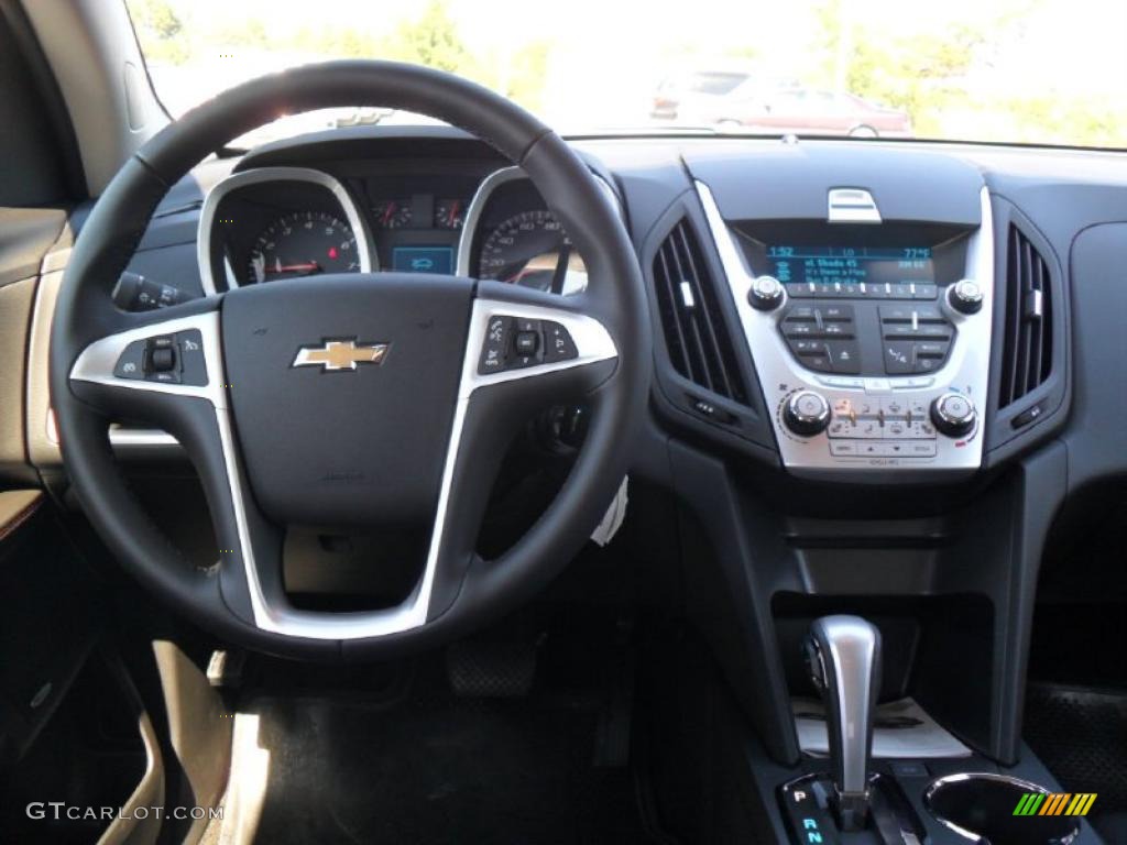 2011 Chevrolet Equinox LT Jet Black Steering Wheel Photo #37458817