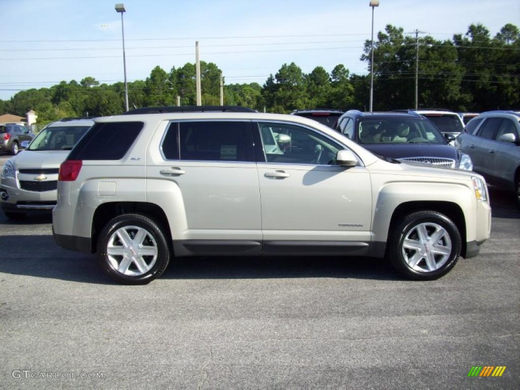 2011 Terrain SLT - Gold Mist Metallic / Jet Black photo #1