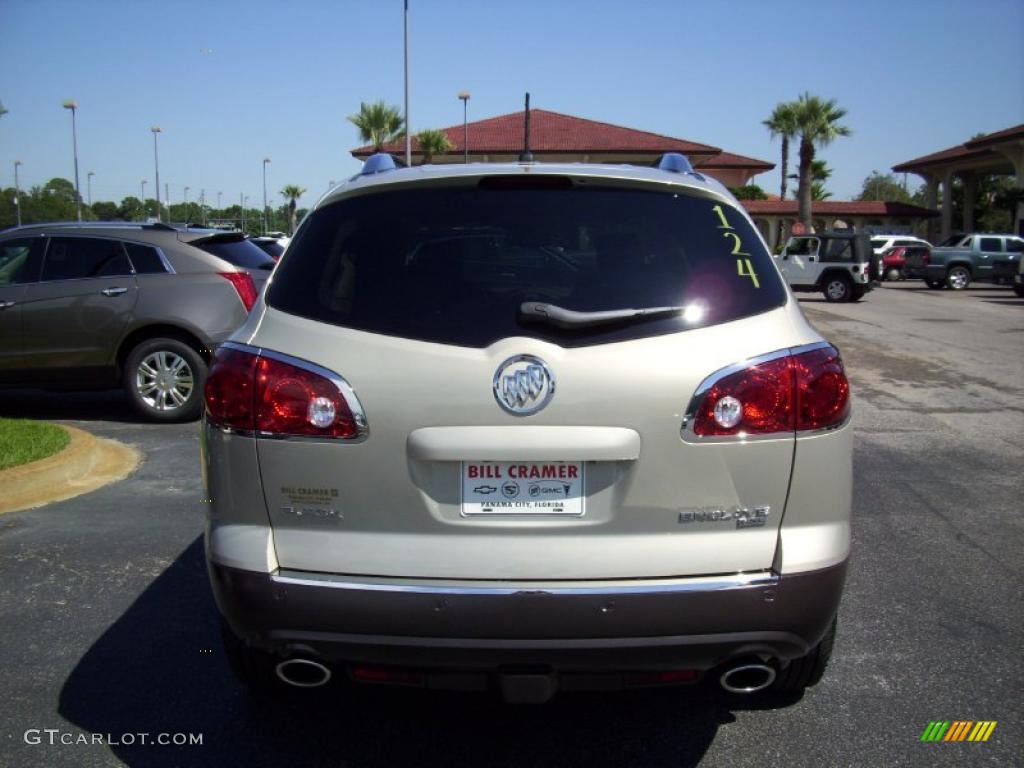 2011 Enclave CXL - Gold Mist Metallic / Cashmere/Cocoa photo #2