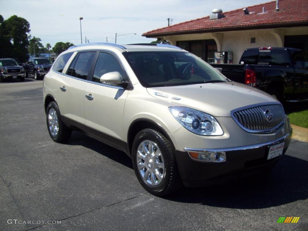 2011 Enclave CXL - Gold Mist Metallic / Cashmere/Cocoa photo #11