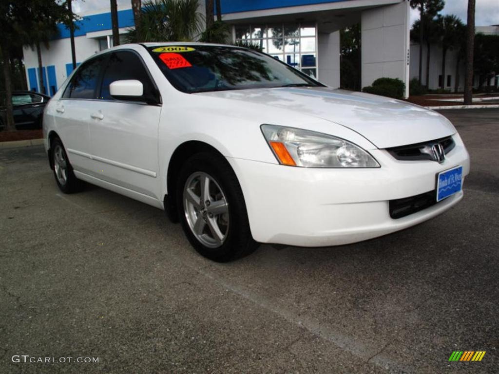 2004 Accord EX-L Sedan - Taffeta White / Ivory photo #1