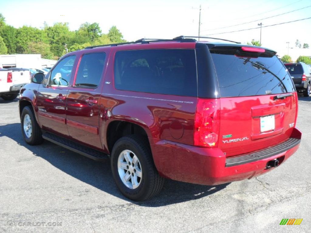 2010 Yukon XL SLT - Red Jewel Tintcoat / Light Tan photo #2