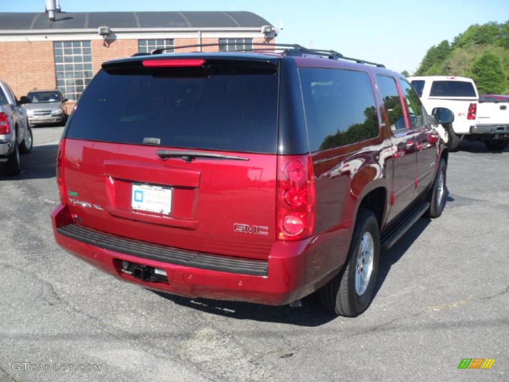 2010 Yukon XL SLT - Red Jewel Tintcoat / Light Tan photo #3