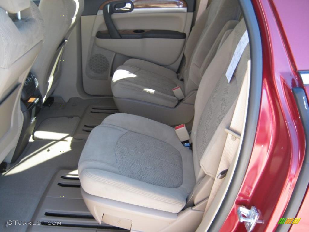 2011 Enclave CX - Red Jewel Tintcoat / Cashmere/Cocoa photo #15