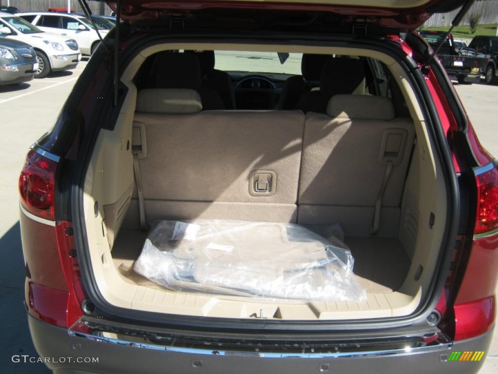 2011 Enclave CX - Red Jewel Tintcoat / Cashmere/Cocoa photo #21