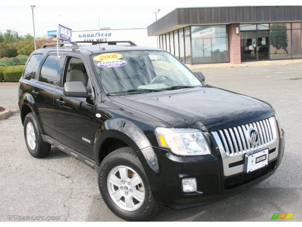 2008 Mariner I4 4WD - Black / Stone photo #3