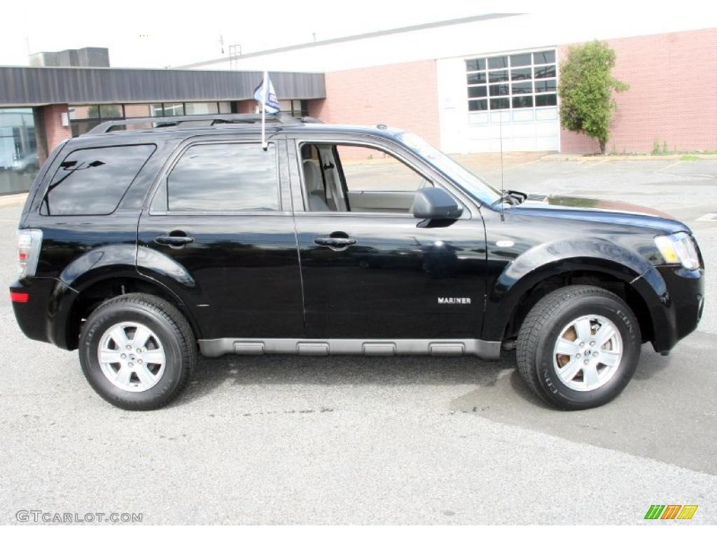 2008 Mariner I4 4WD - Black / Stone photo #4