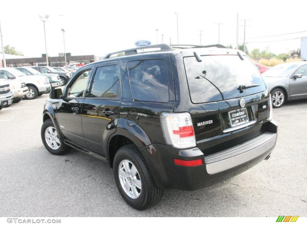 2008 Mariner I4 4WD - Black / Stone photo #10