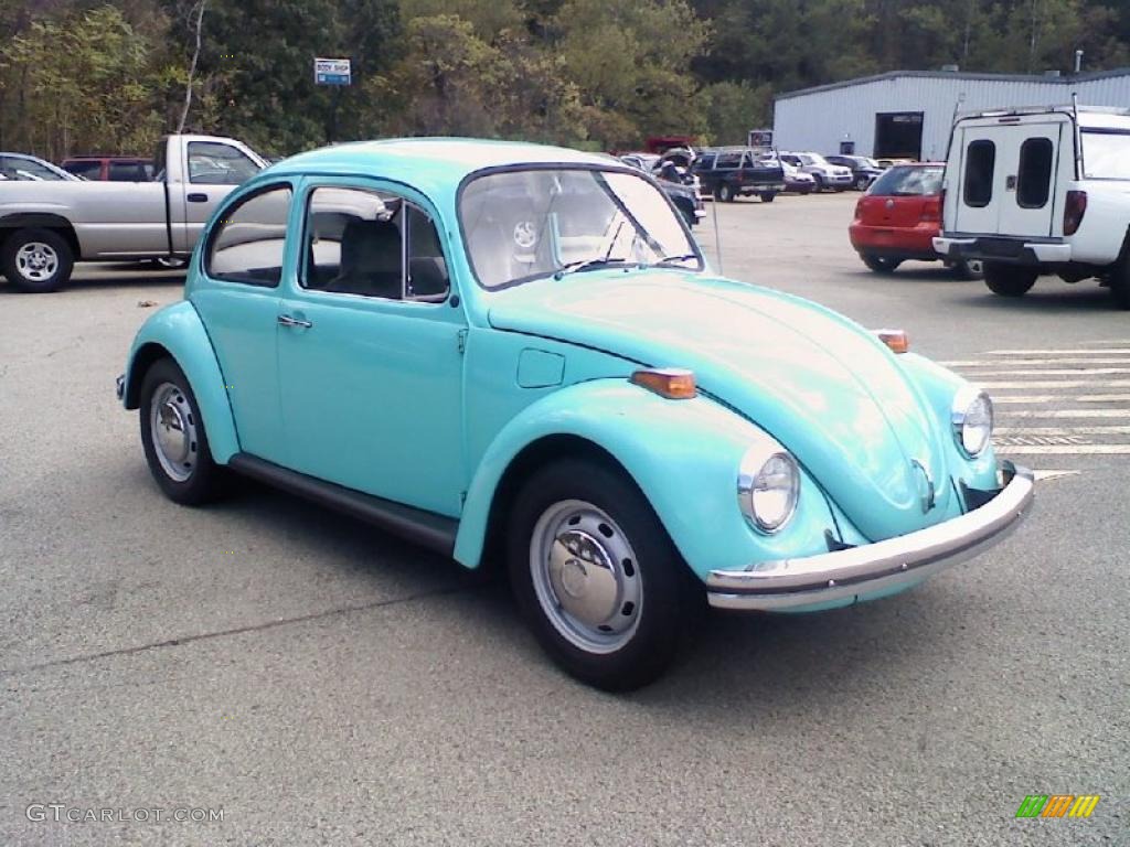 1972 Beetle Coupe - Light Blue / Black photo #3