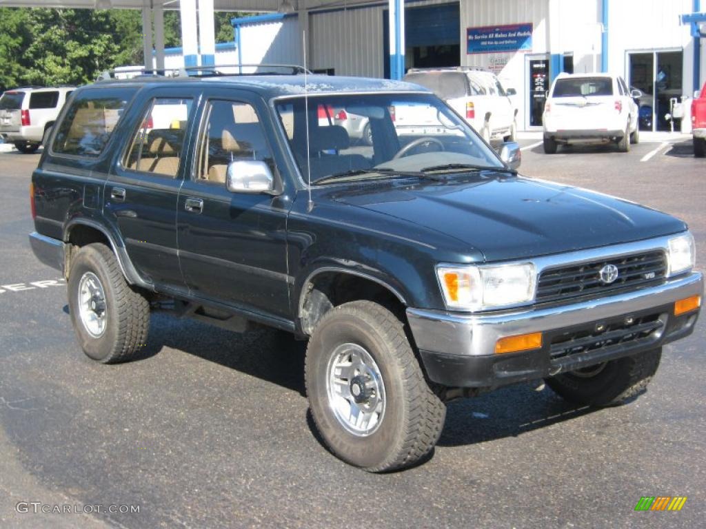 1995 4Runner SR5 V6 4x4 - Evergreen Pearl / Beige photo #7