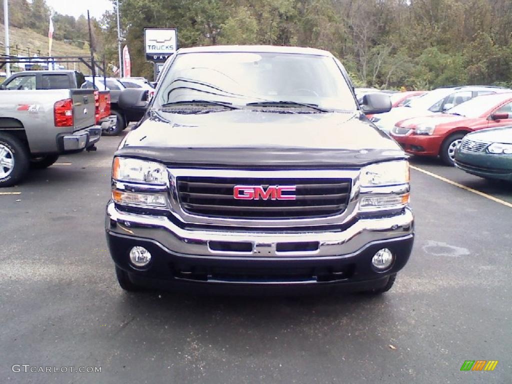 2005 Sierra 1500 Z71 Crew Cab 4x4 - Deep Blue Metallic / Dark Pewter photo #2