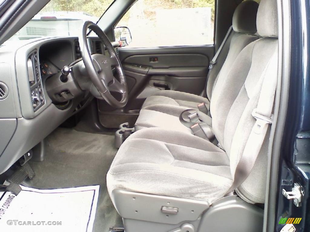 2005 Sierra 1500 Z71 Crew Cab 4x4 - Deep Blue Metallic / Dark Pewter photo #8