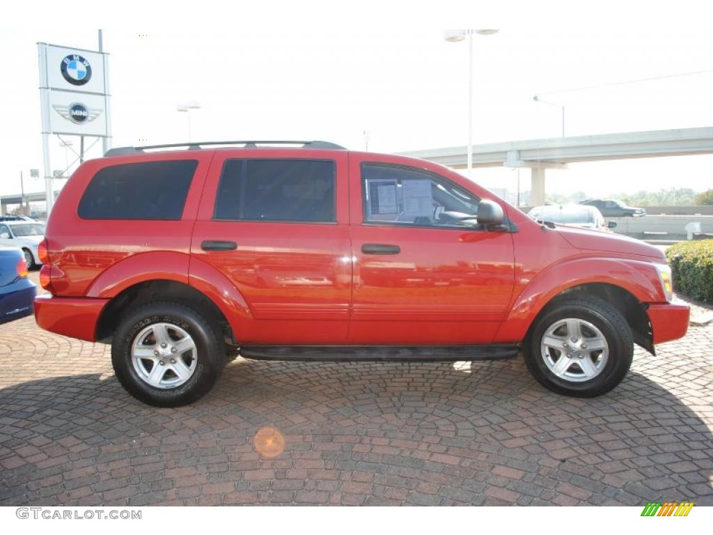 2005 Durango SLT - Flame Red / Medium Slate Gray photo #6