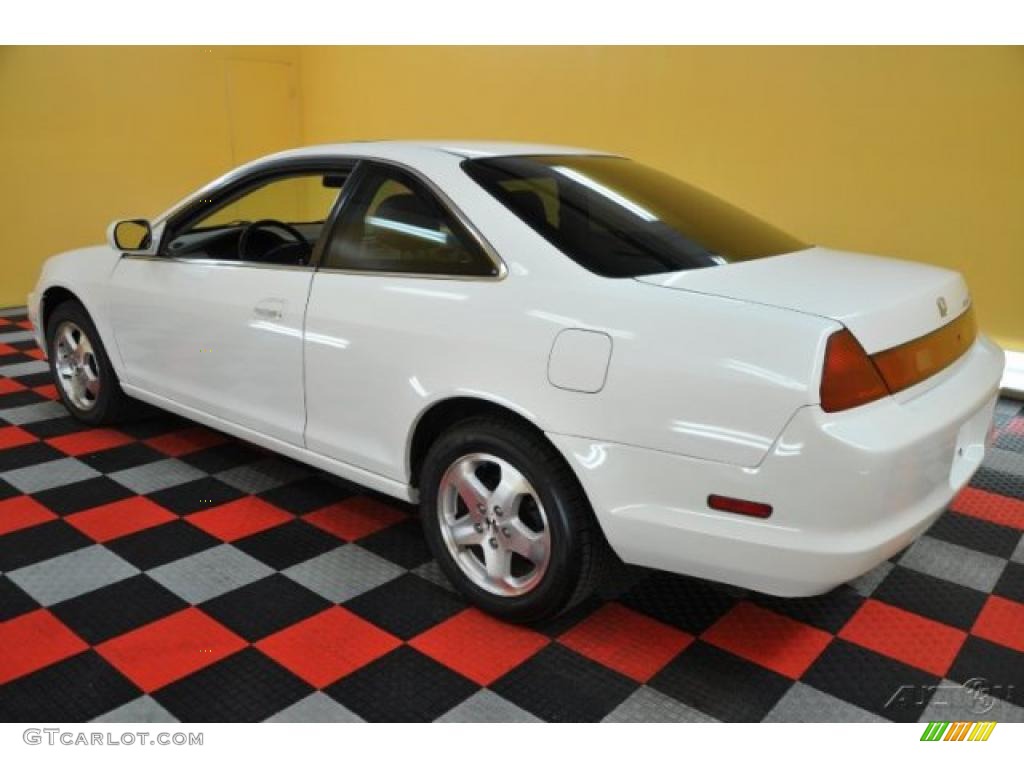 2000 Accord EX V6 Coupe - Taffeta White / Ivory photo #4