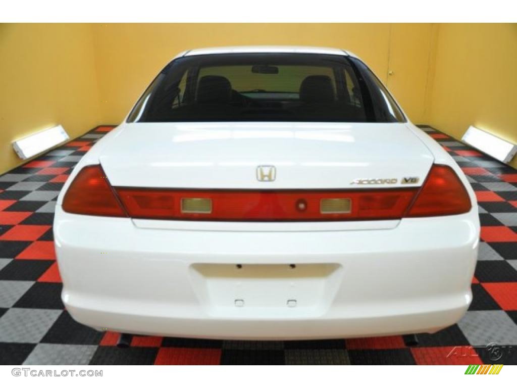 2000 Accord EX V6 Coupe - Taffeta White / Ivory photo #5