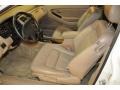 Ivory 2000 Honda Accord EX V6 Coupe Interior Color