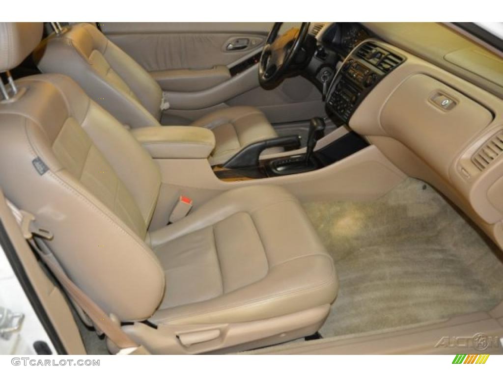 2000 Accord EX V6 Coupe - Taffeta White / Ivory photo #16