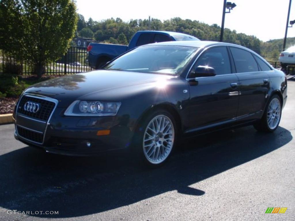 2007 A6 3.2 quattro Sedan - Daytona Grey Pearl / Platinum photo #1