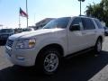 2010 White Suede Ford Explorer XLT  photo #6