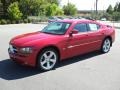 2010 Inferno Red Crystal Pearl Dodge Charger Rallye  photo #1