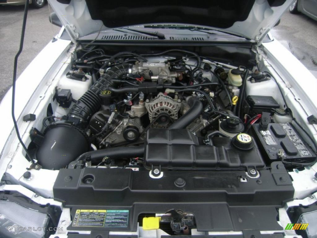 2003 Mustang GT Coupe - Oxford White / Dark Charcoal photo #20