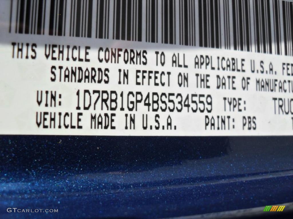 2011 Ram 1500 SLT Quad Cab - Deep Water Blue Pearl / Dark Slate Gray/Medium Graystone photo #9