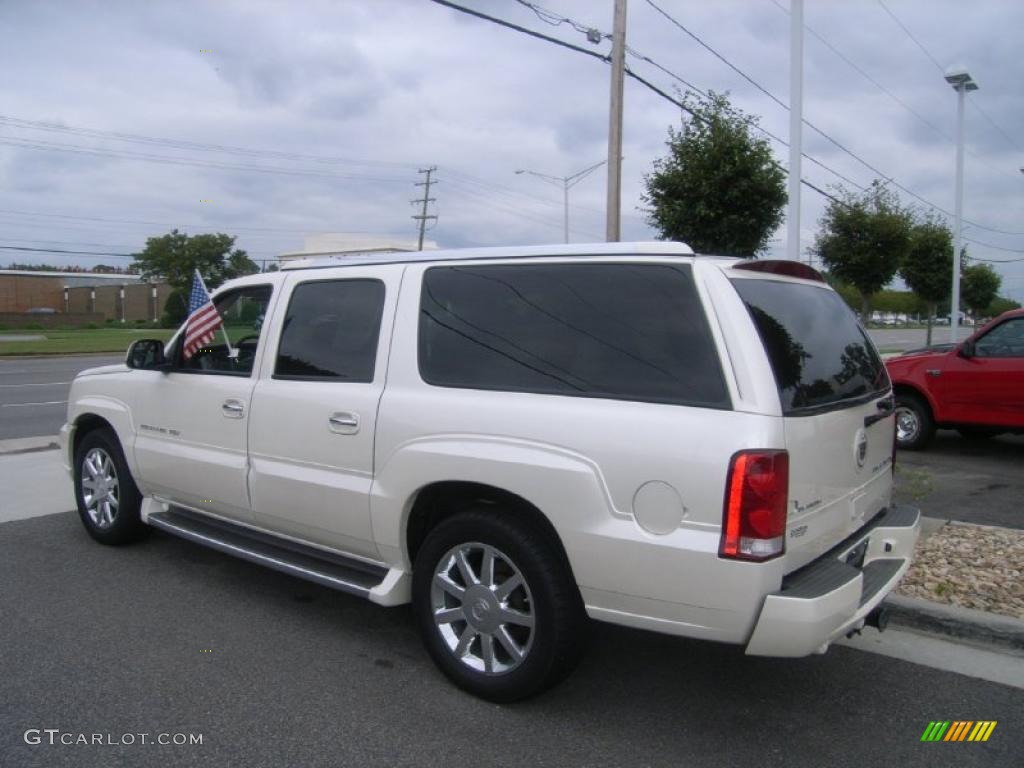 2004 Escalade ESV AWD Platinum Edition - White Diamond / Shale photo #3