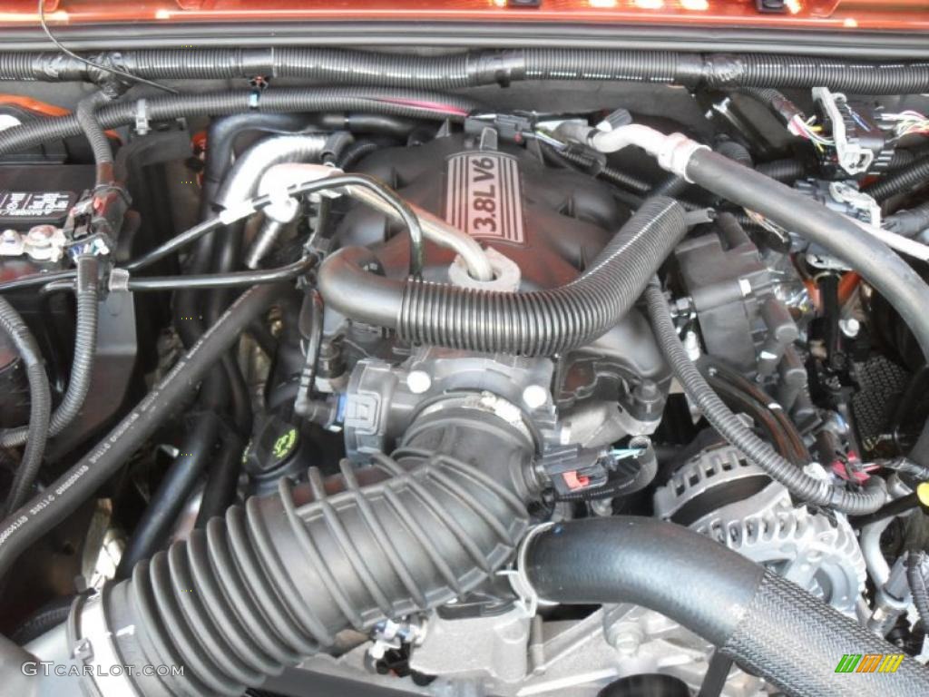 2011 Jeep Wrangler Rubicon 4x4 3.8 Liter OHV 12-Valve V6 Engine Photo #37480313