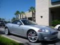 2008 Liquid Silver Metallic Jaguar XK XKR Convertible  photo #4