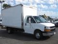 Summit White - Express 3500 Cutaway Moving Van Photo No. 1