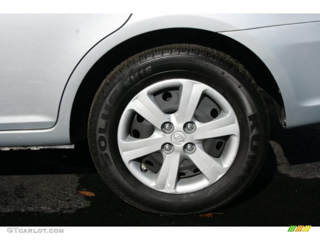 2009 Accent GLS 4 Door - Platinum Silver / Gray photo #12