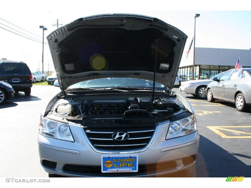 2010 Sonata GLS - Radiant Silver / Camel photo #6