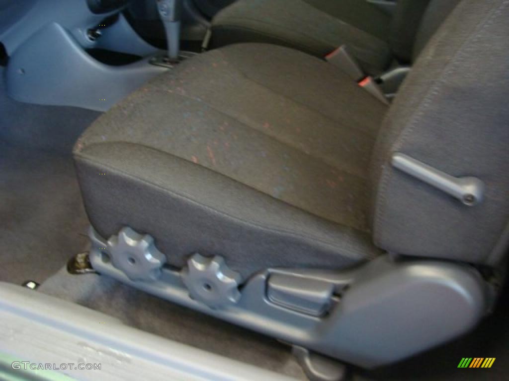 2003 Accent GT Coupe - Quartz Green Metallic / Gray photo #15