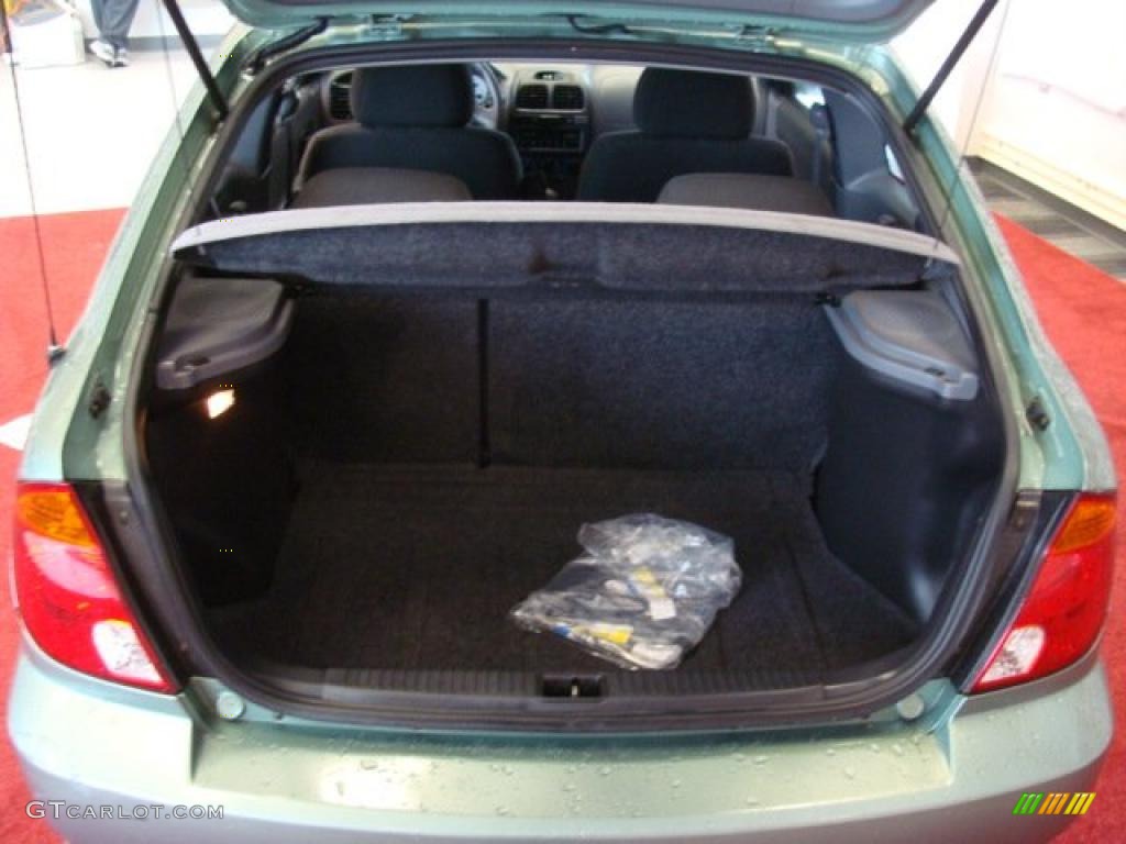2003 Accent GT Coupe - Quartz Green Metallic / Gray photo #25