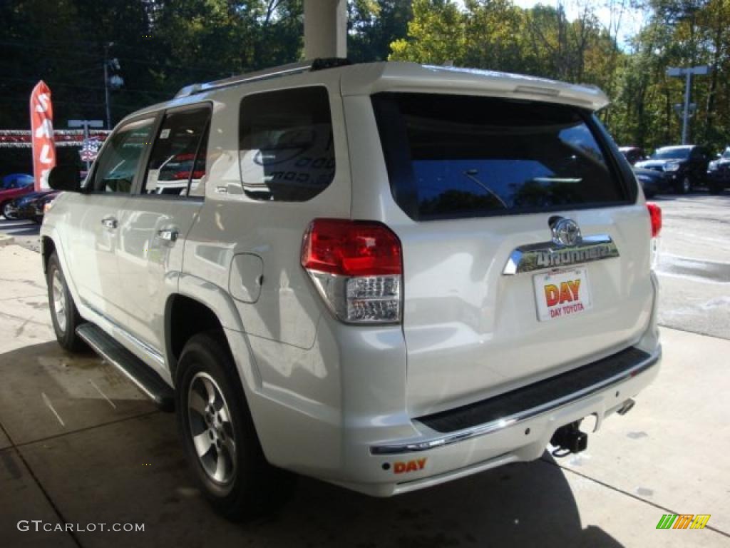 2011 4Runner SR5 4x4 - Blizzard White Pearl / Graphite photo #3