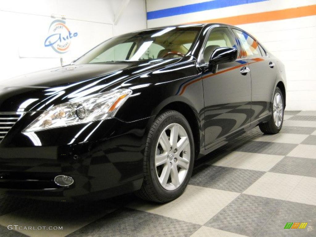 2008 ES 350 - Obsidian Black / Cashmere photo #4