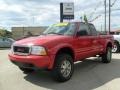 Fire Red 2002 GMC Sonoma SLS Extended Cab 4x4